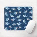 Recherche de requin blanc tapis souris Bleu