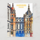 Recherche de silhouette vintage cartes postales Illustration