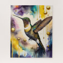 Recherche de colibris puzzles Peinture