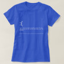 Recherche de écran bleu de la mort tshirts Erreur