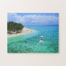 Recherche de îles puzzles Bleu