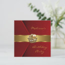 Recherche de velours rouge invitations Élégant