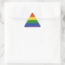 Recherche de fierté triangle autocollants Drapeau