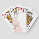 Recherche de croquis jeux de cartes Femme