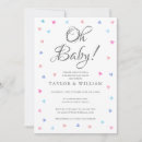 Recherche de oh gender reveal invitations Oh mon bébé