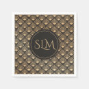 Recherche de art deco serviettes Monogramme