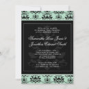 Recherche de damassé mariage invitations Contemporain