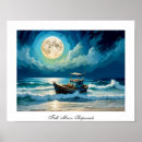 Recherche de bateaux dans la tempête de mer posters Nautique
