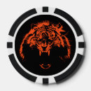 Recherche de tigre jetons poker Orange