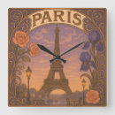Recherche de tour eiffel paris horloges Floral