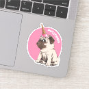 Recherche de klaxons autocollants Licorne