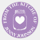 Recherche de coeur vintage autocollants Violet