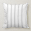 Recherche de ticking stripe coussins Blanc