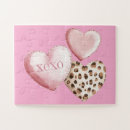 Recherche de coeur rose puzzles Pour enfants