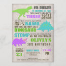 Recherche de creusement invitations D'anniversaire de dinosaure