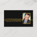 Recherche de consultation des services cartes visite Financier