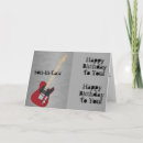 Recherche de guitare rouge vœux cartes Roche et rouleau