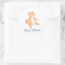 Recherche de renard de bébé autocollants Baby