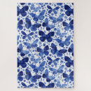 Recherche de papillons bleus puzzles Pour tous