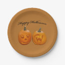 Recherche de halloween assiettes Citrouilles