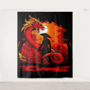 Recherche de guerrier japonais art Mural