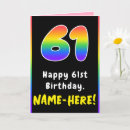 Recherche de 61 anniversaire cartes Amusant