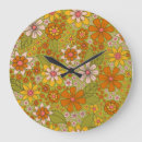 Recherche de années 1960 horloges Floral