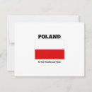 Recherche de la pologne vœux cartes Rouge