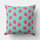 Recherche de motif fraise coussins Moderne