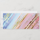 Recherche de lumière 10x23 invitations Rose