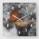 Recherche de papillon noir blanc horloges Animal