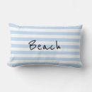 Recherche de rayures bleues blanches coussins Plage