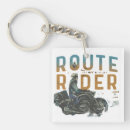 Recherche de cavalier de moto porteclés Route