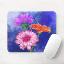 Recherche de gerbera mousepads Bleu