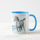 Recherche de poneys tasses Aquarelle