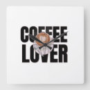 Recherche de humour de café horloges Amoureux du café