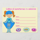Recherche de super héros anniversaire invitations Anniversaire de enfant