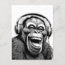 Recherche de singe heureux cartes postales Chillon