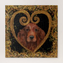 Recherche de irlandais puzzles Irish setter