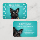 Recherche de animaux standard cartes visite Marcheur de chiens