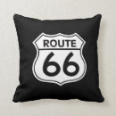 Recherche de route 66 coussins Noir