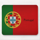 Recherche de drapeau du portugal tapis souris Rouge