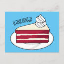 Recherche de velours cartes postales Gâteau