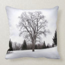 Recherche de paysage de neige coussins Pour elle