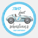 Recherche de voitures de course autocollants Deux jeûnes 2ème anniversaire
