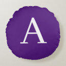 Recherche de simple violet coussins Typographie