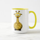 Recherche de dessin girafe tasses Girafes