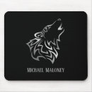 Recherche de loup tapis souris Monogramme