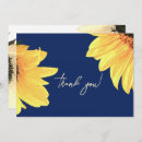 Recherche de sunflower mariage remerciements cartes Minimaliste