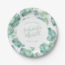 Recherche de exotique assiettes en papier Botanique